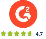 G2 客戶評論 4.7星